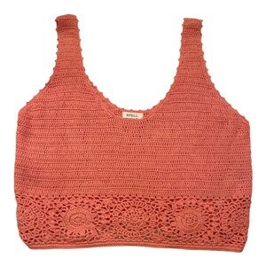 SPELL AND THE GYPSY Crochet sweater L